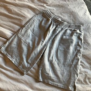 BRANDY MELVILLE Grey Rosa Sweatshorts